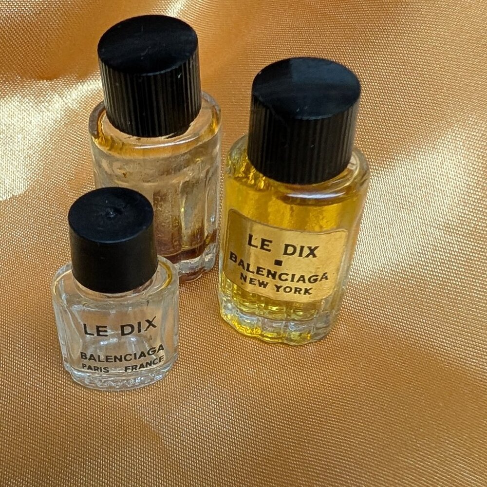 Vintage Le Dix Balenciaga minis and micro collectibles